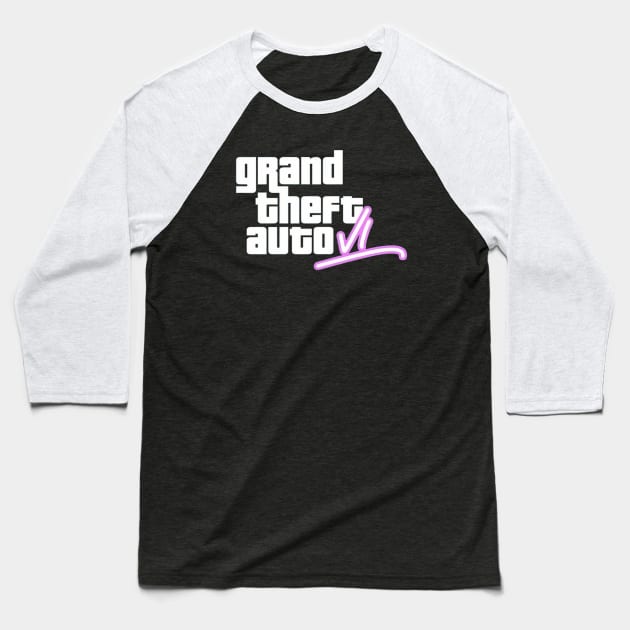 GTA 6 t-shirt Baseball T-Shirt by VALOO✨️